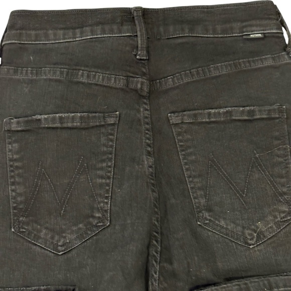 Mother Jeans Black High Waisted Rider Ankle Size 25 Not Guilty - Picture 9 of 9